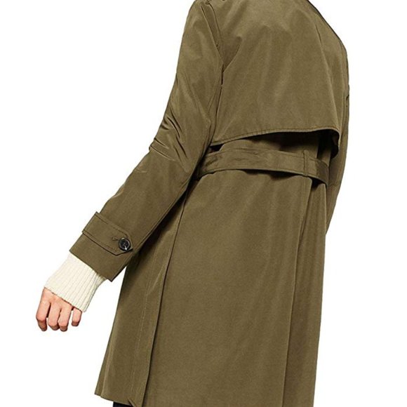 Sold - Zara DOUBLE-BREASTED BUTTONED TRENCH COAT - Picture 5 of 8